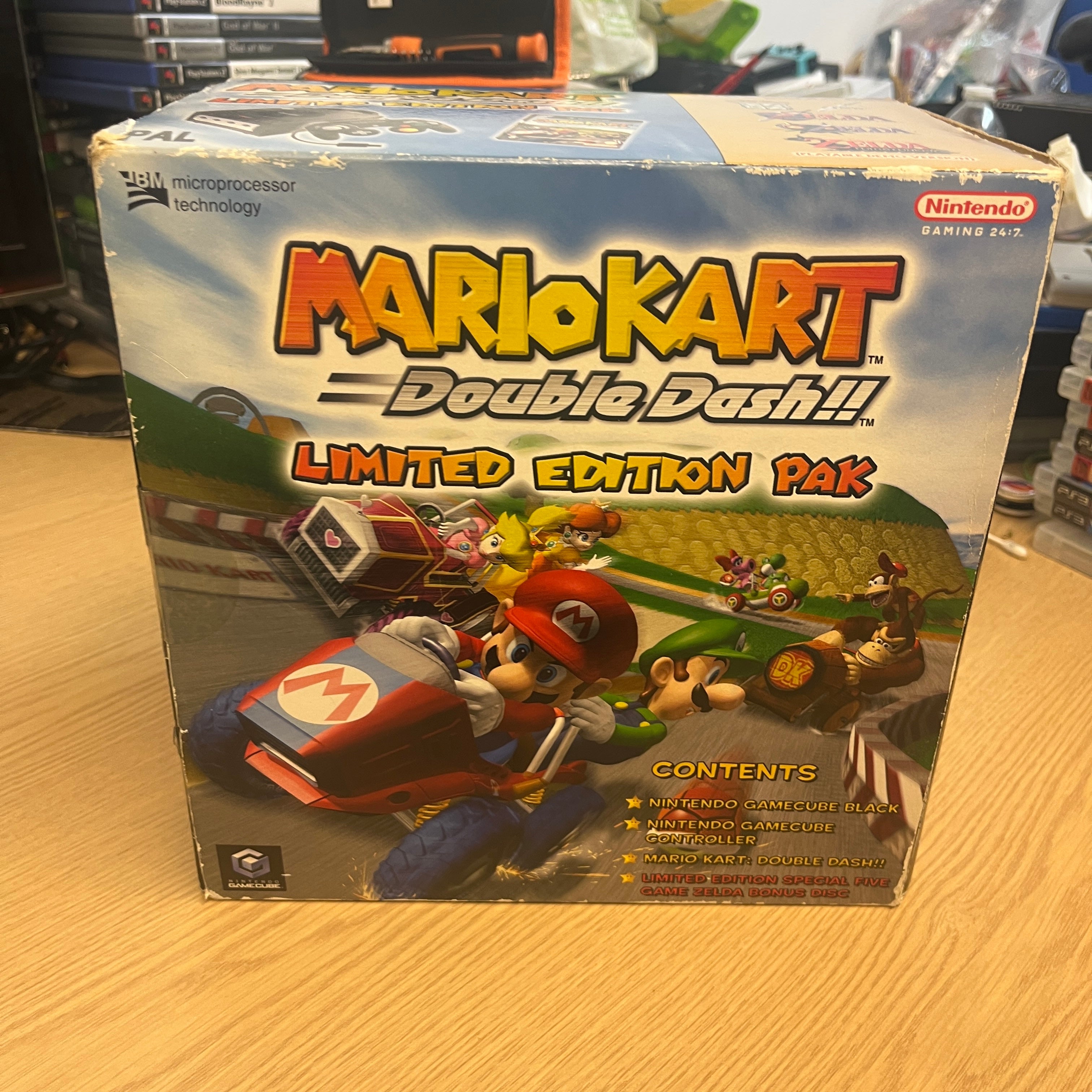 Mario Kart GameCube Console Black boxed Mario Kart GameCube Console Black boxed